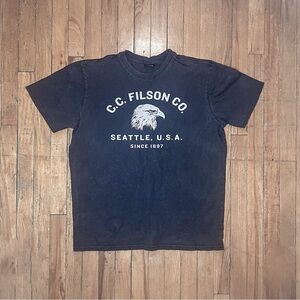 Vintage CC Filson Co Seattle WA T Shirt  (Size M)